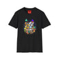 Retro Cartoon Crew T-Shirt — Vintage TV Character Collage
