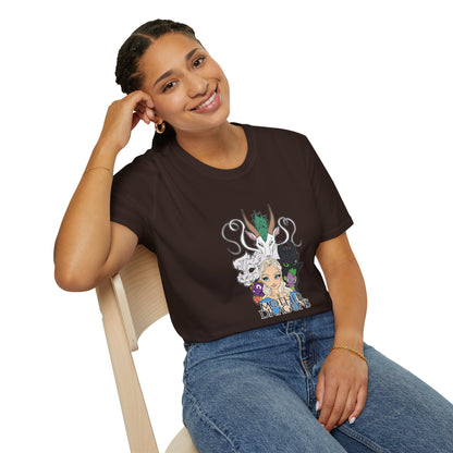 Fantasy Dragon & Beast Portrait T-Shirt — "Daughters of Dragons" Graphic Tee