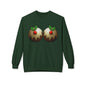 Yule Tidings We'll Twin - Christmas Puddings Crewneck Sweater