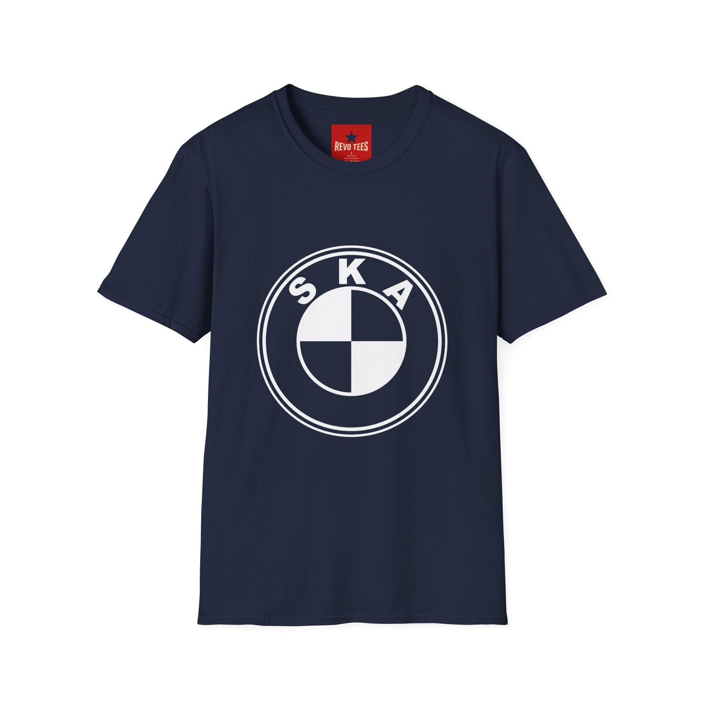 Ska Mod Target Logo T-Shirt — Retro Two-Tone Checkerboard Music Tee