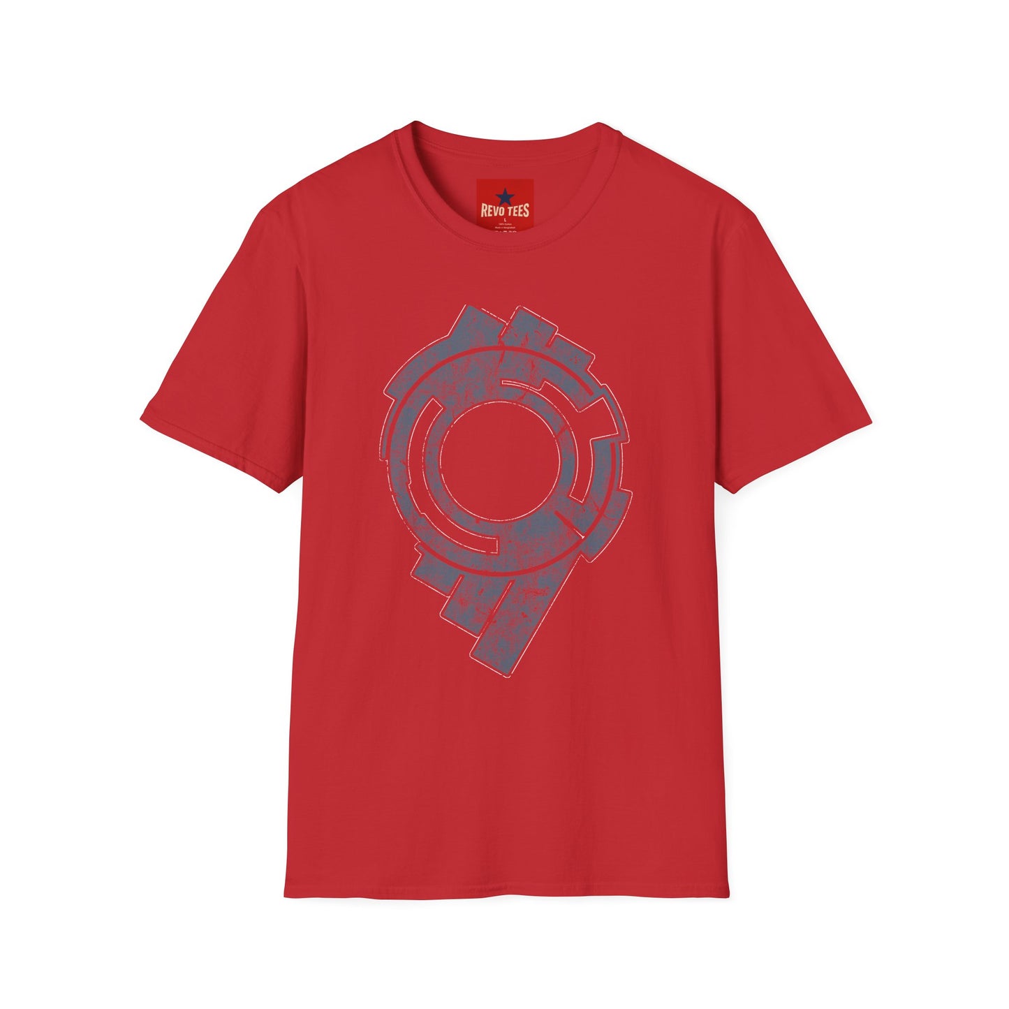 Abstract Circular Tech Graphic T-Shirt