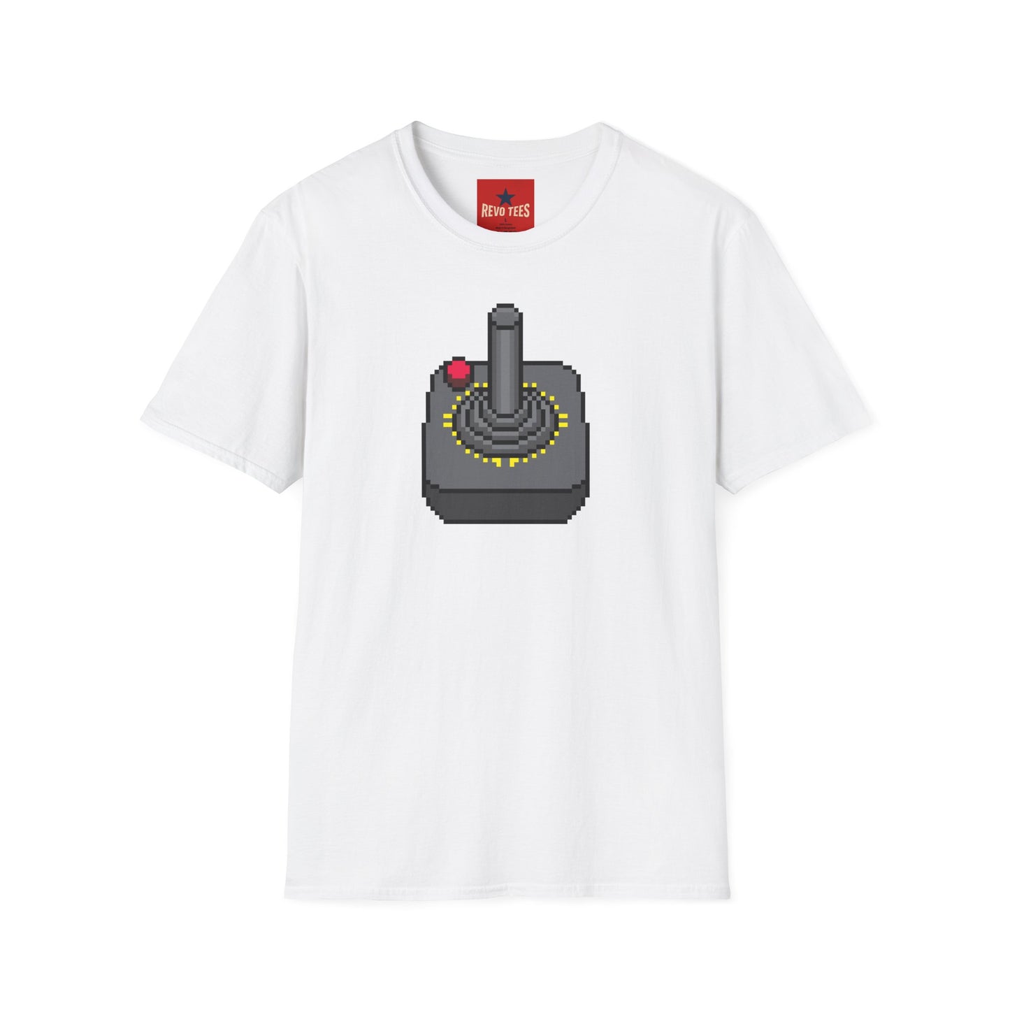 Retro Pixel Joystick T-Shirt — Vintage Gaming Arcade Tee