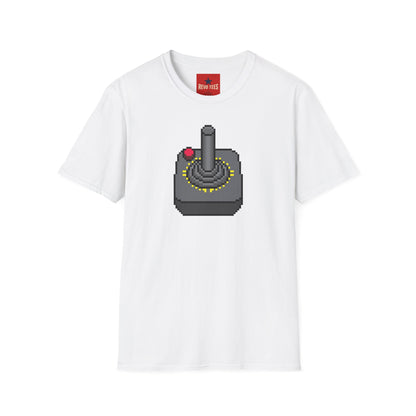 Retro Pixel Joystick T-Shirt — Vintage Gaming Arcade Tee