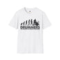 Revotees Evolution of Drummers Unisex Softstyle T-Shirt - alternate view 2