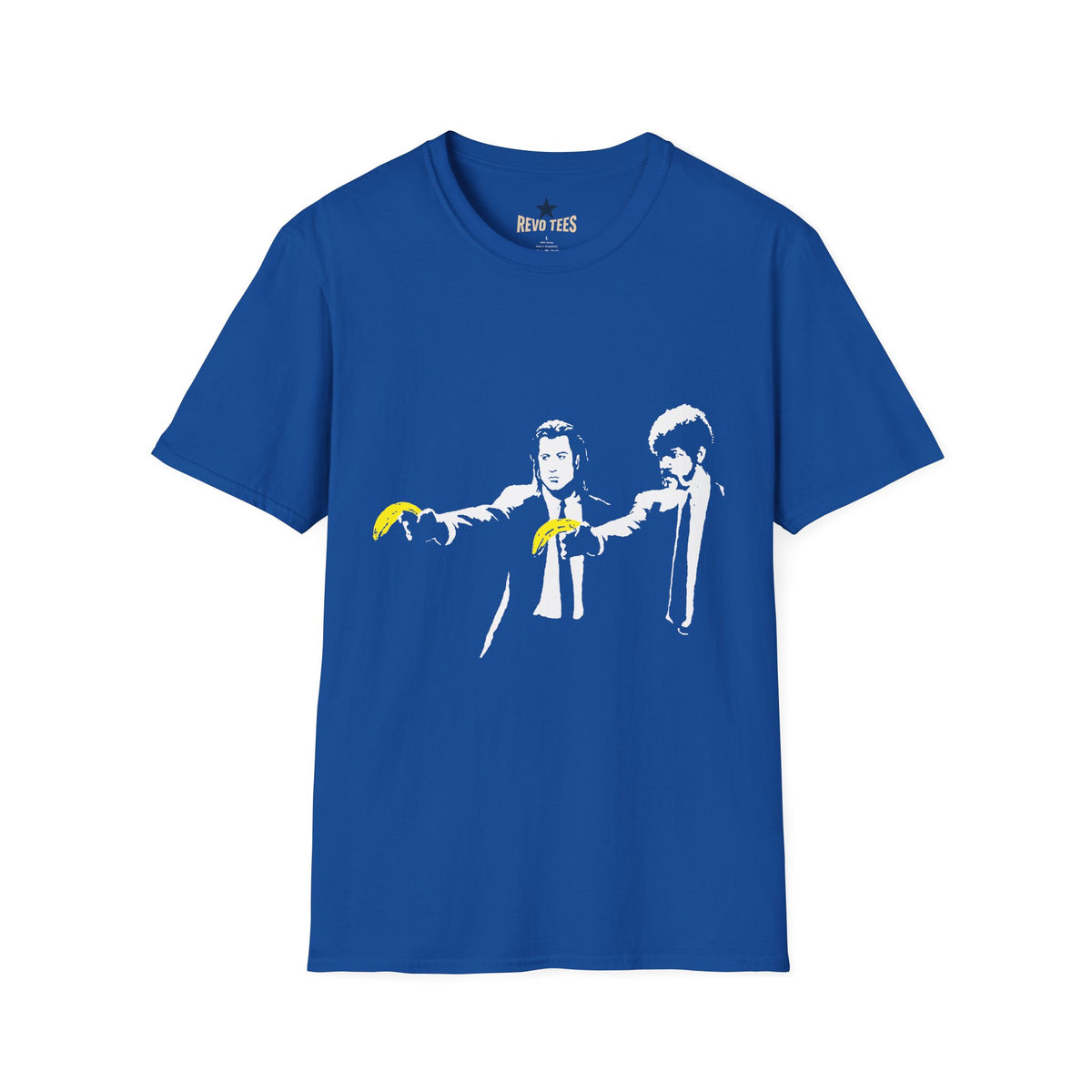 Revotees Banksy Pulp Fiction Banana Standoff T-Shirt - alternate view 6