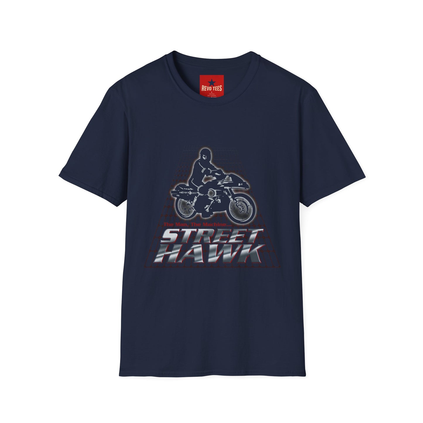 Street Hawk Motorcycle Tee — Retro Biker Graphic T‑Shirt