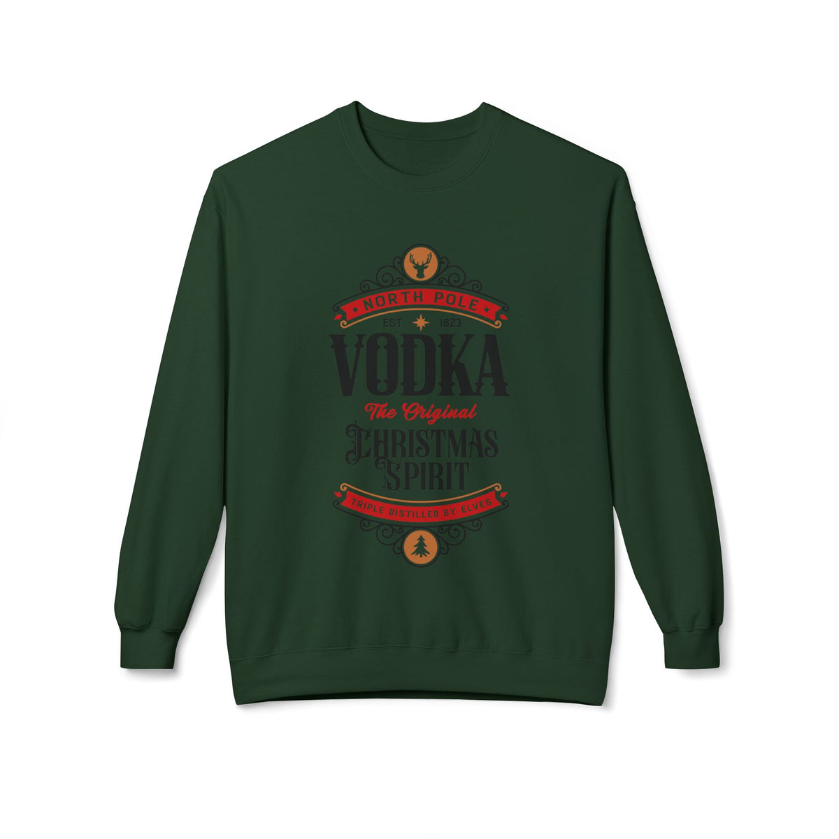 North Pole Vodka — Made by Elves: The Original Christmas Spirit Sweatshirt