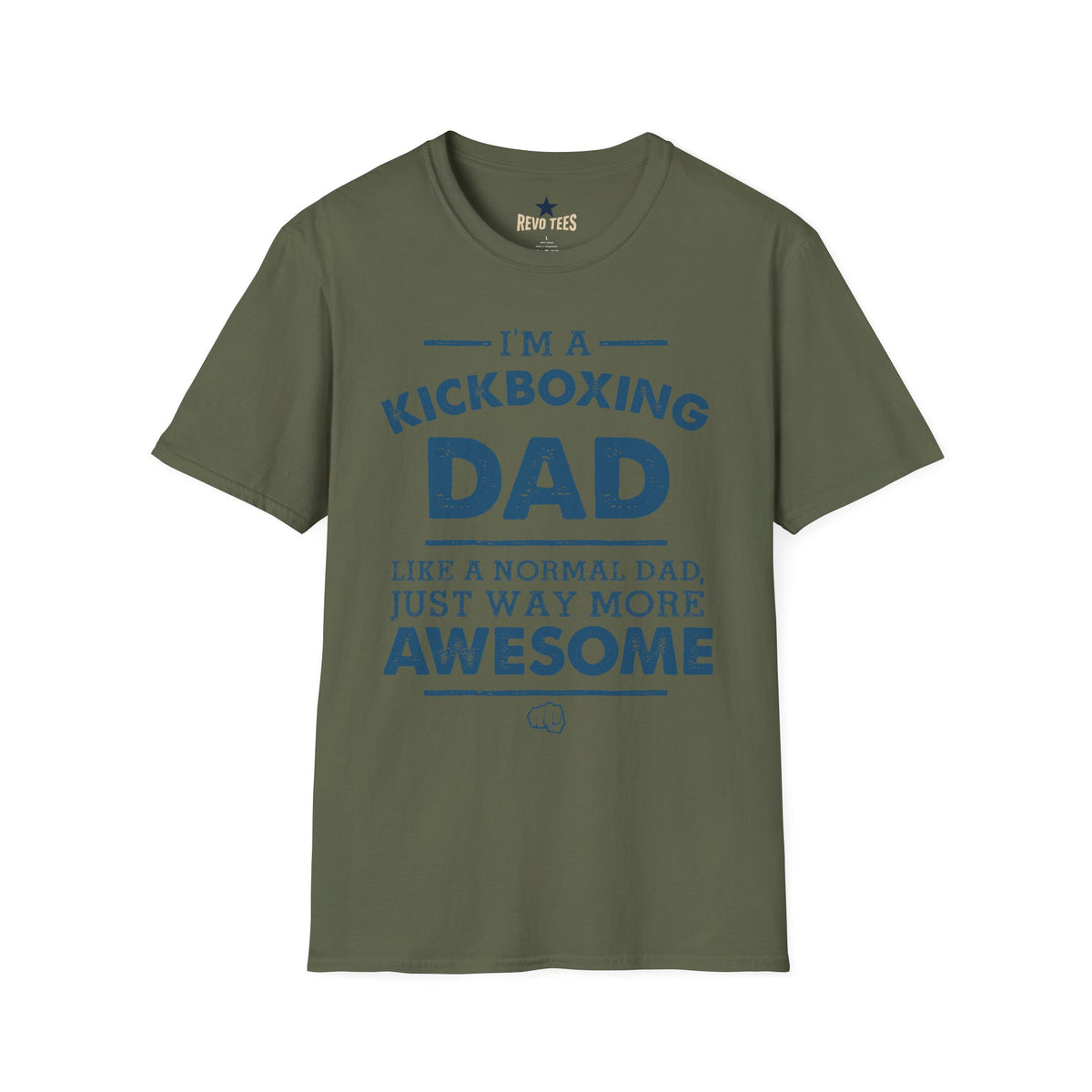 Revotees Kickboxing Dad Im a Kickboxing Dad Athletic Fathers Day T-Shirt - alternate view 6