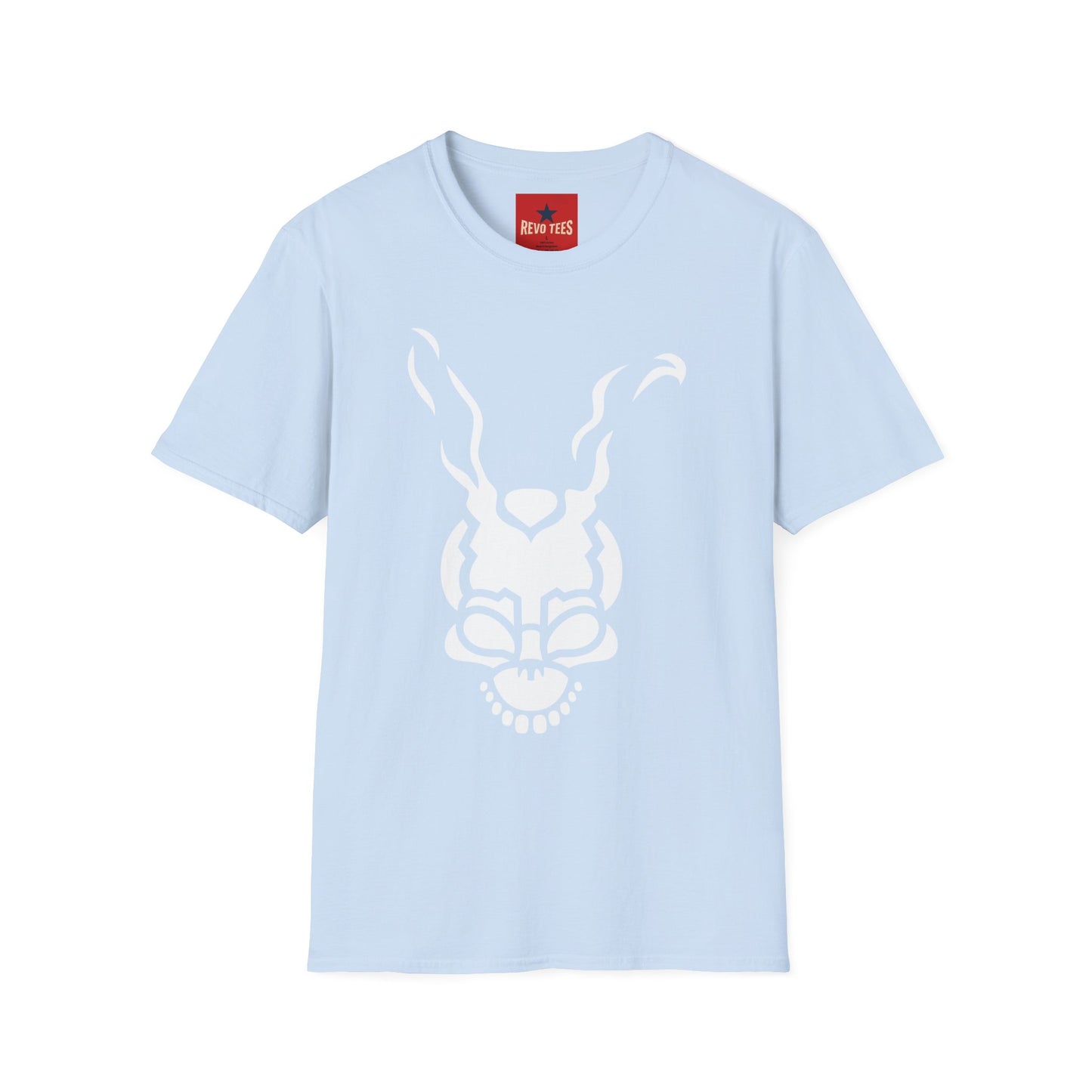 Frank Rabbit Skull T-Shirt — Surreal Horror Bunny Graphic Tee