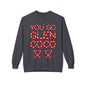 "You Go Glen Coco" Candy Cane Holiday Graphic Crewneck Sweatshirt