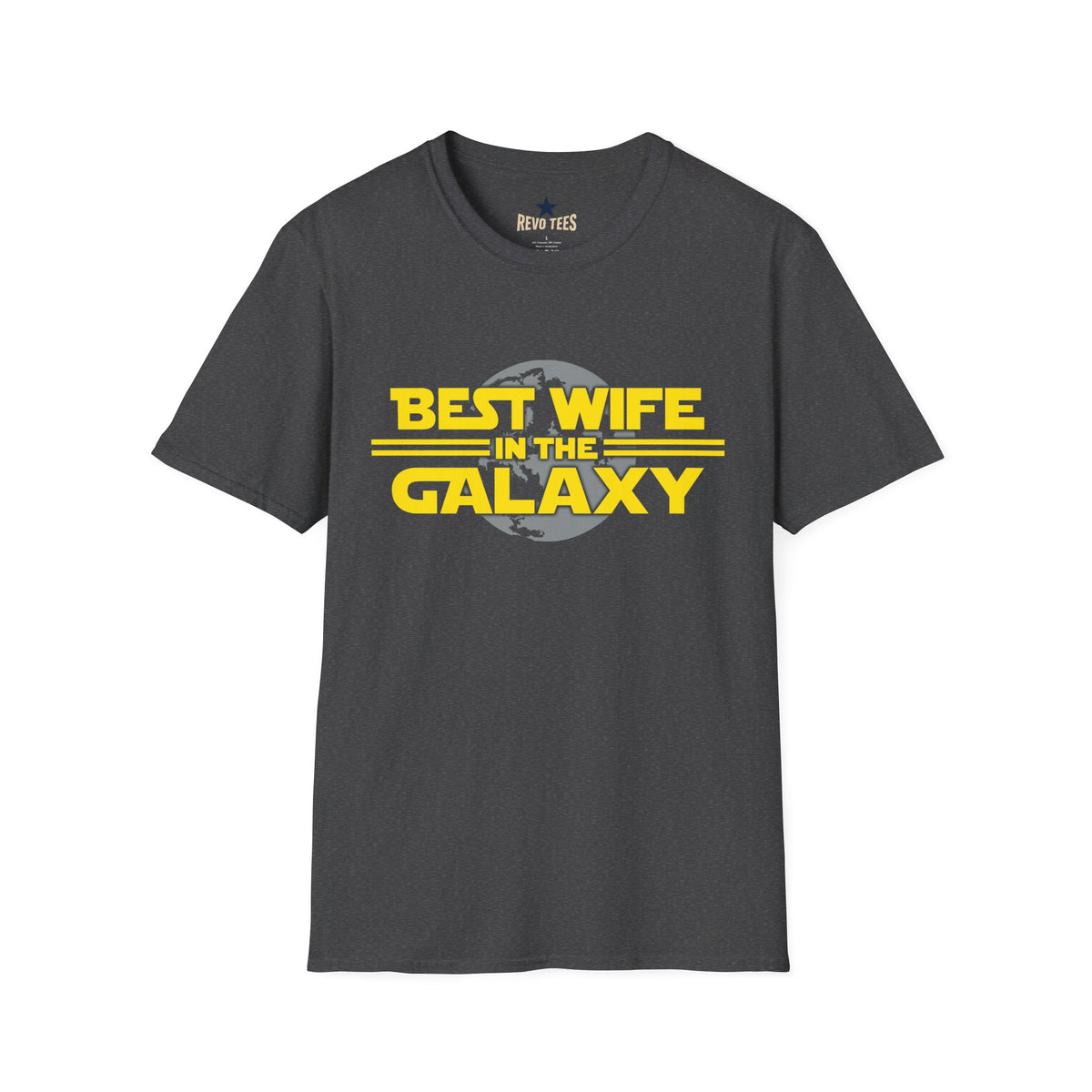 Revotees Best Wife in the Galaxy Funny Sci Fi Gift for Wives T-Shirt - alternate view 5