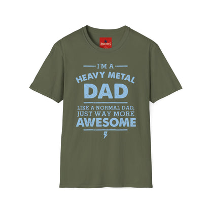Heavy Metal Dad T-Shirt — "I’m a Heavy Metal Dad" Graphic Tee for Proud Fathers