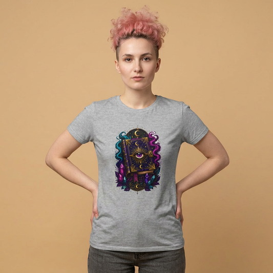 Gothic Book of Spells Womens Tee