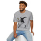 Banksy-Style Flower Bomber T-Shirt — Street Art Protest Graphic Tee