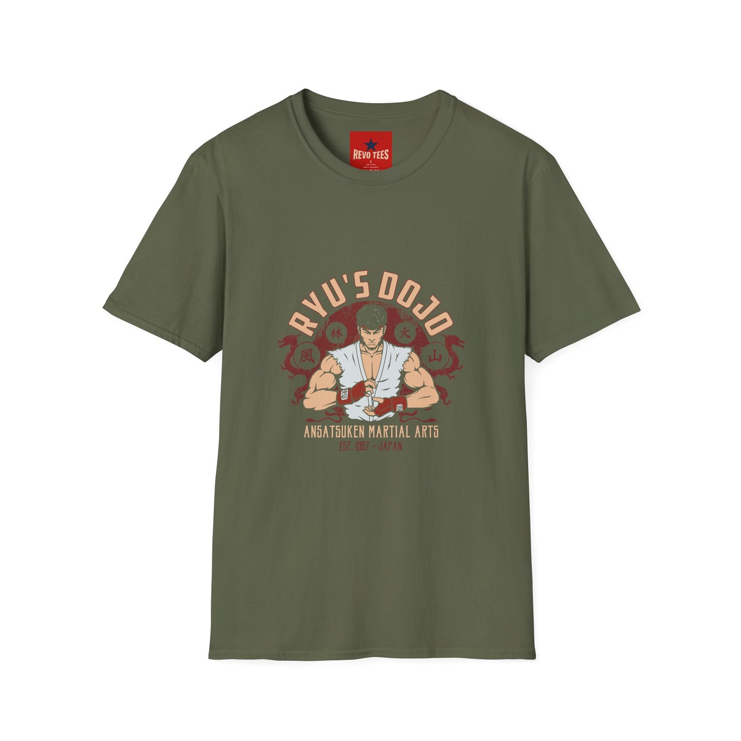 Ryu’s Dojo Martial Arts T-Shirt — Retro Karate Training Tee