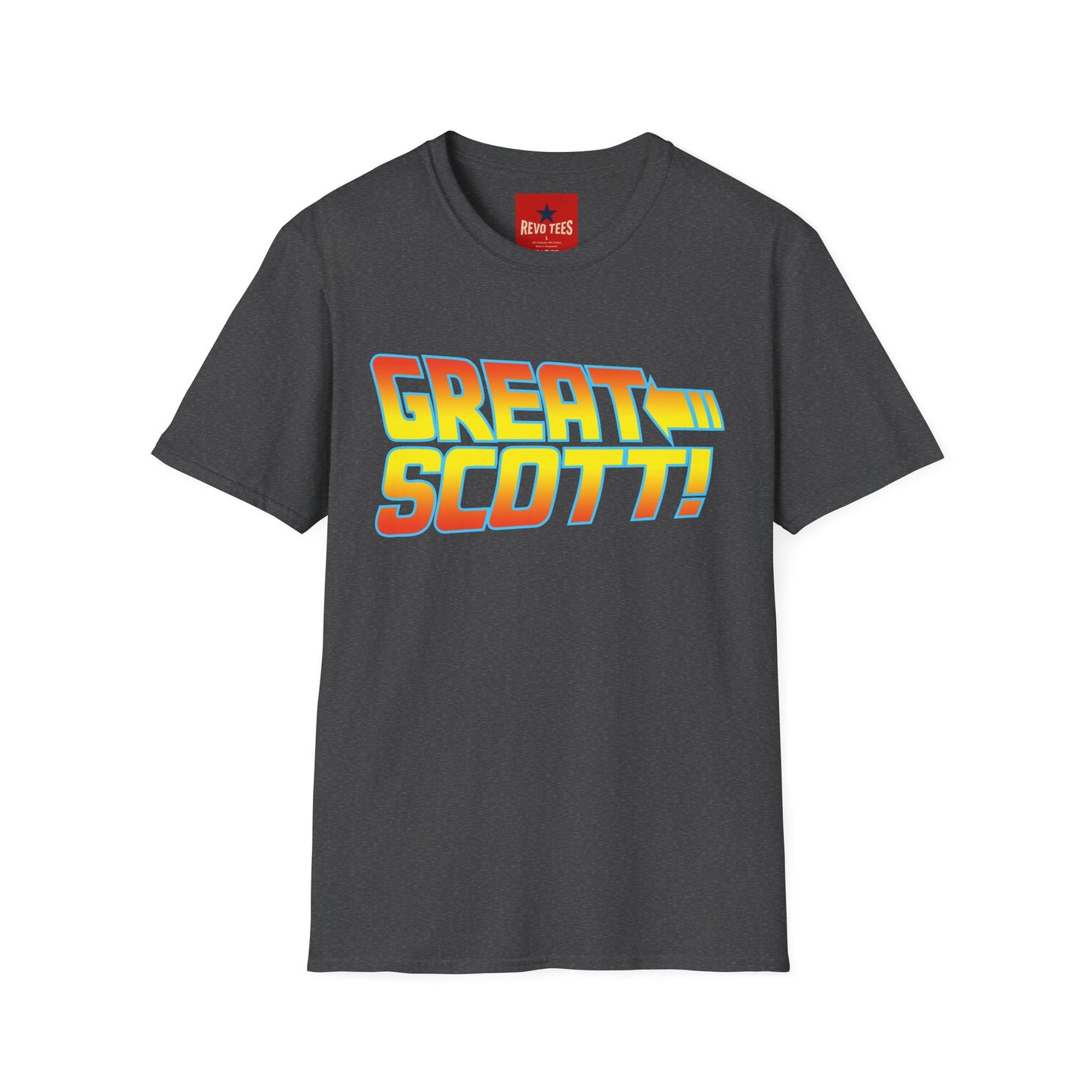 Great Scott! T-Shirt — Retro 80s Movie Quote Tee