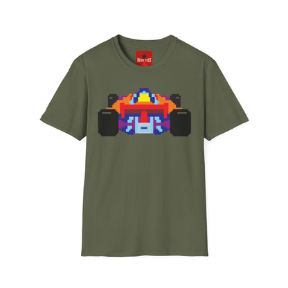 Pixel Race Car T-Shirt — Retro 8-Bit Racing Graphic Tee