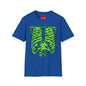 T-Shirt — Neon Green Rib Cage Graphic Tee