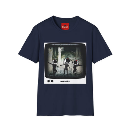 Banksy TV Head Graphic T-Shirt