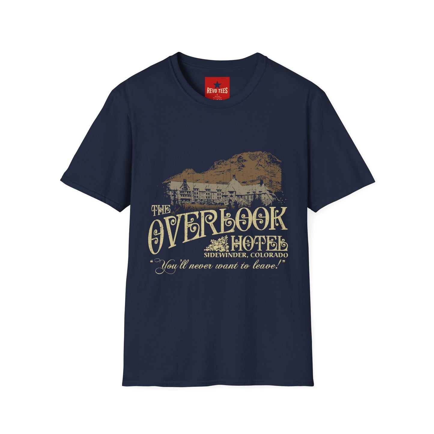 Overlook Hotel Vintage T-Shirt — Retro Shining-Inspired Mountain Lodge Tee
