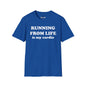 Revotees Running From Life Unisex Softstyle T-Shirt - alternate view 5