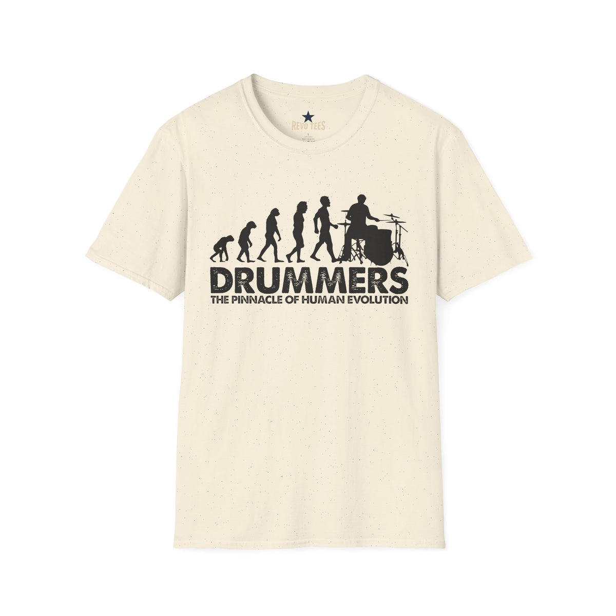 Revotees Evolution of Drummers Unisex Softstyle T-Shirt