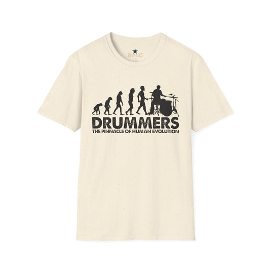 Revotees Evolution of Drummers Unisex Softstyle T-Shirt