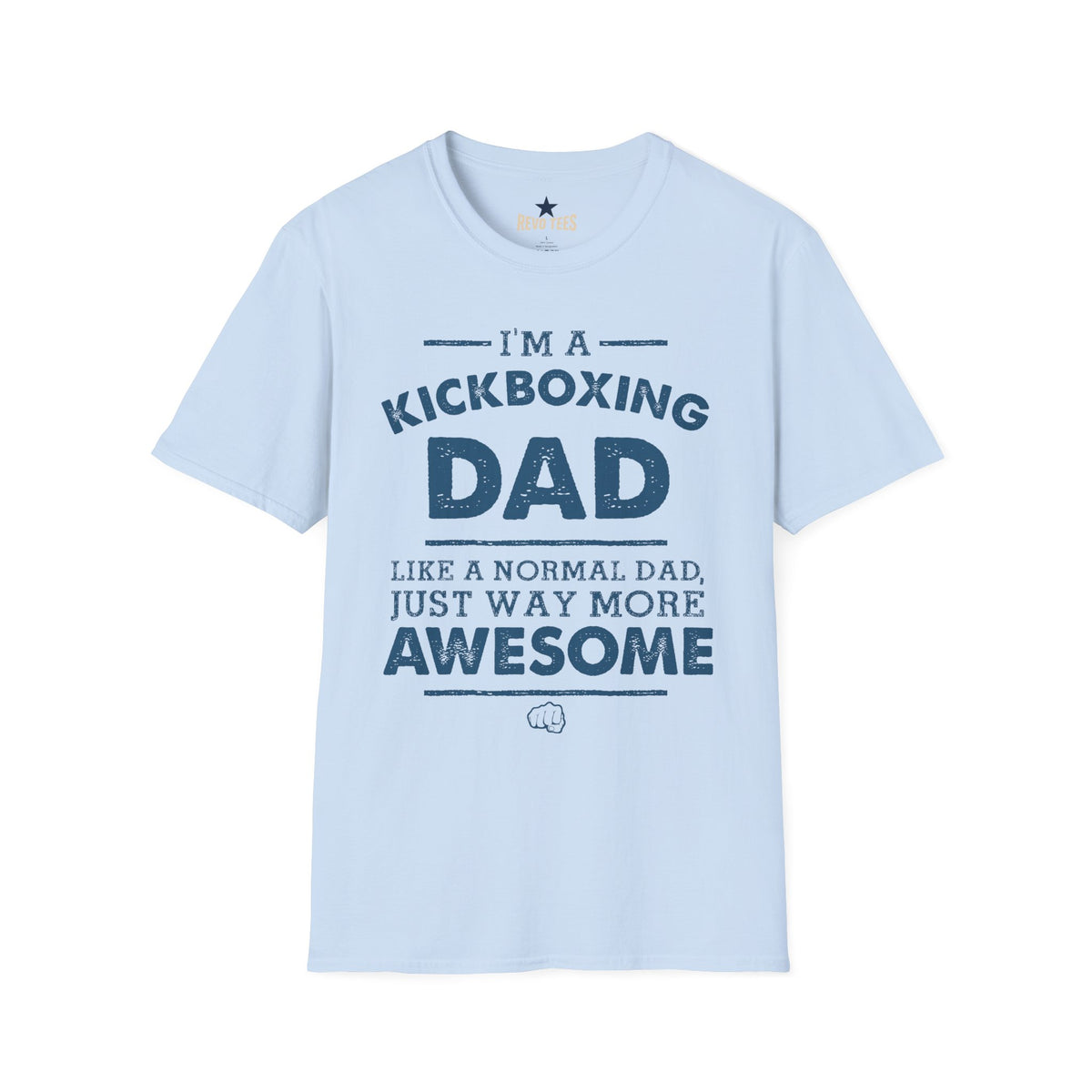 Revotees Kickboxing Dad Im a Kickboxing Dad Athletic Fathers Day T-Shirt - alternate view 8