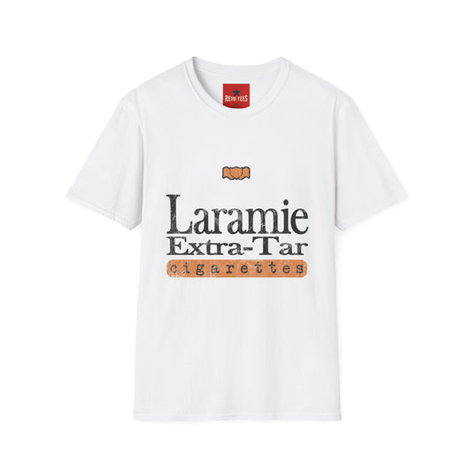 Laramie Vintage Cigarette Logo Tee - Retro Graphic T-Shirt