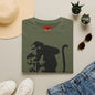 Banksy-Style Monkey On Bomb T-Shirt — Street Art Graphic Tee