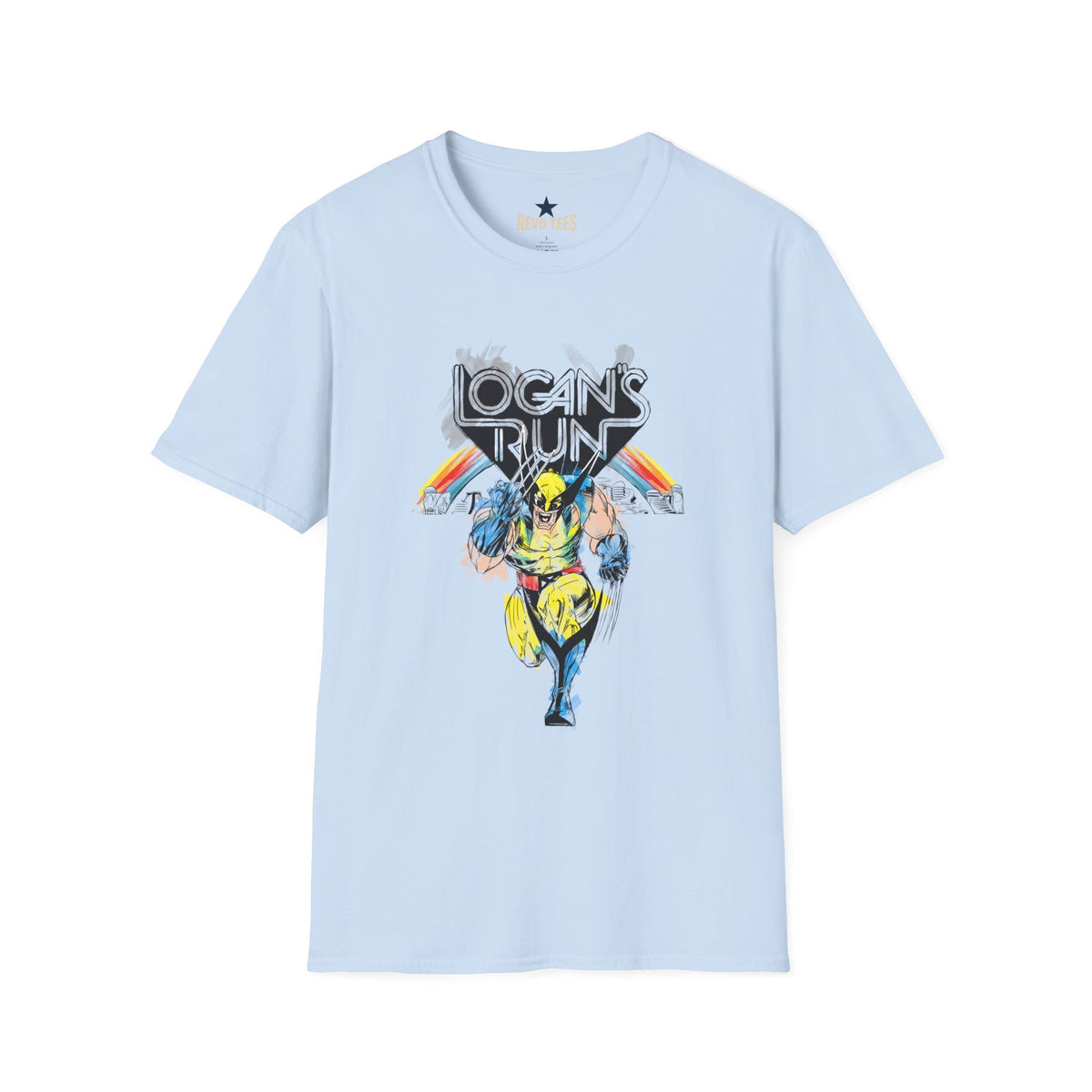 Revotees Wolverine Logan on the Run Unisex Softstyle T-Shirt - alternate view 12