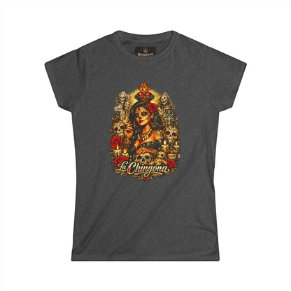 Revotees La Chingona Day of the Dead Sugar Skull T-Shirt - alternate view 8