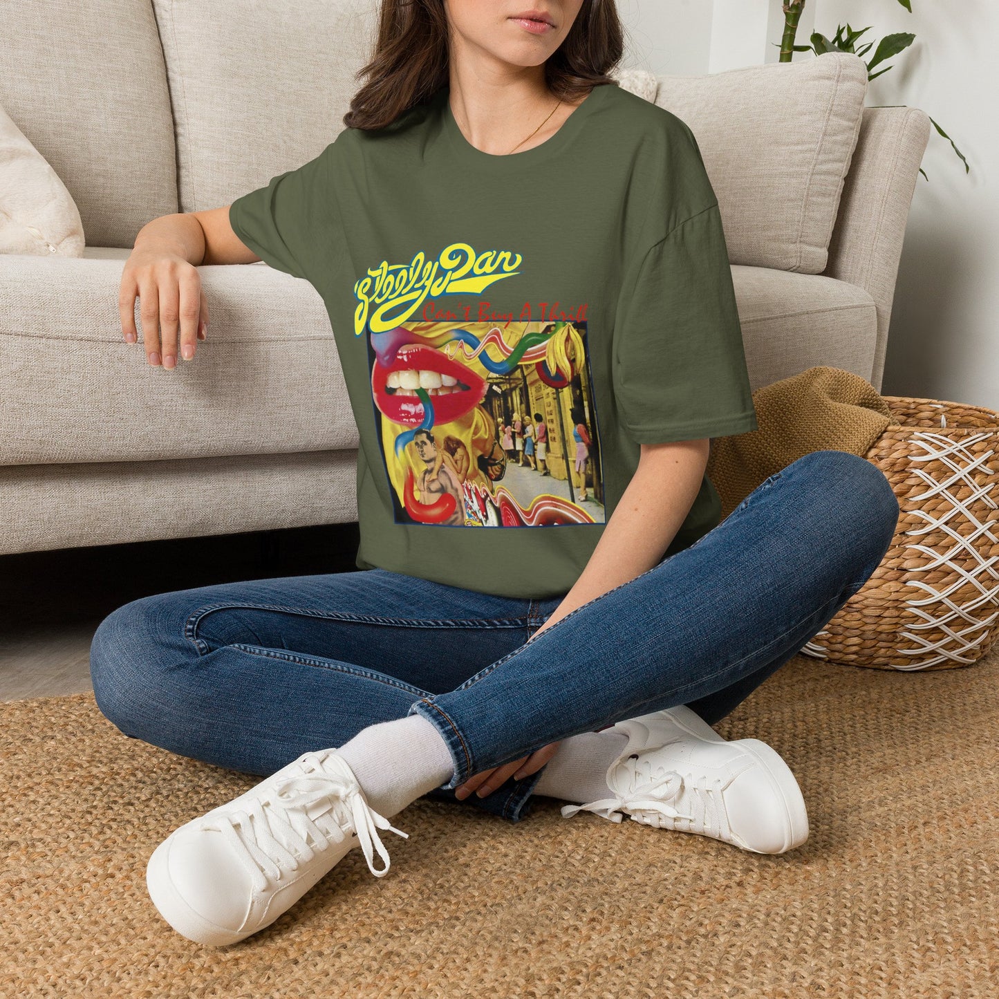 Steely Dan "Can't Buy a Thrill" Retro Album Art T-Shirt