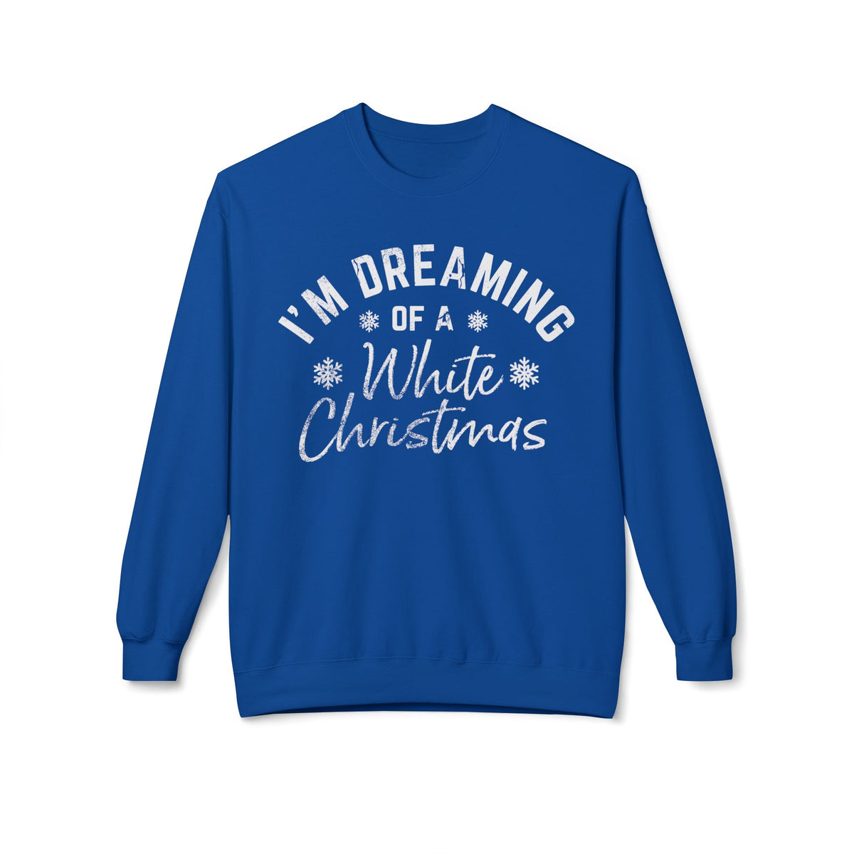 I'm Dreaming of a White Christmas - Lyrics on a Sweatshirt