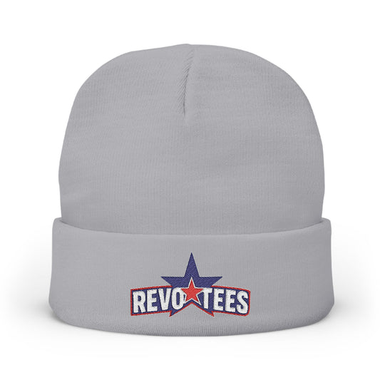 REVOTEES Embroidered 'Revotees' Star Knit Beanie — Patriotic Winter Hat