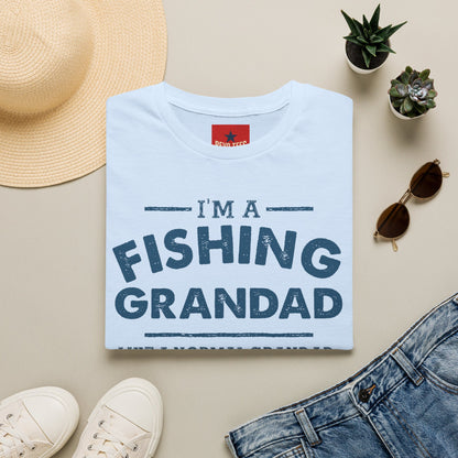 Fishing Grandad T-Shirt — "I'm a Fishing Grandad" Graphic Tee for Proud Grandpa, Father’s Day Gift