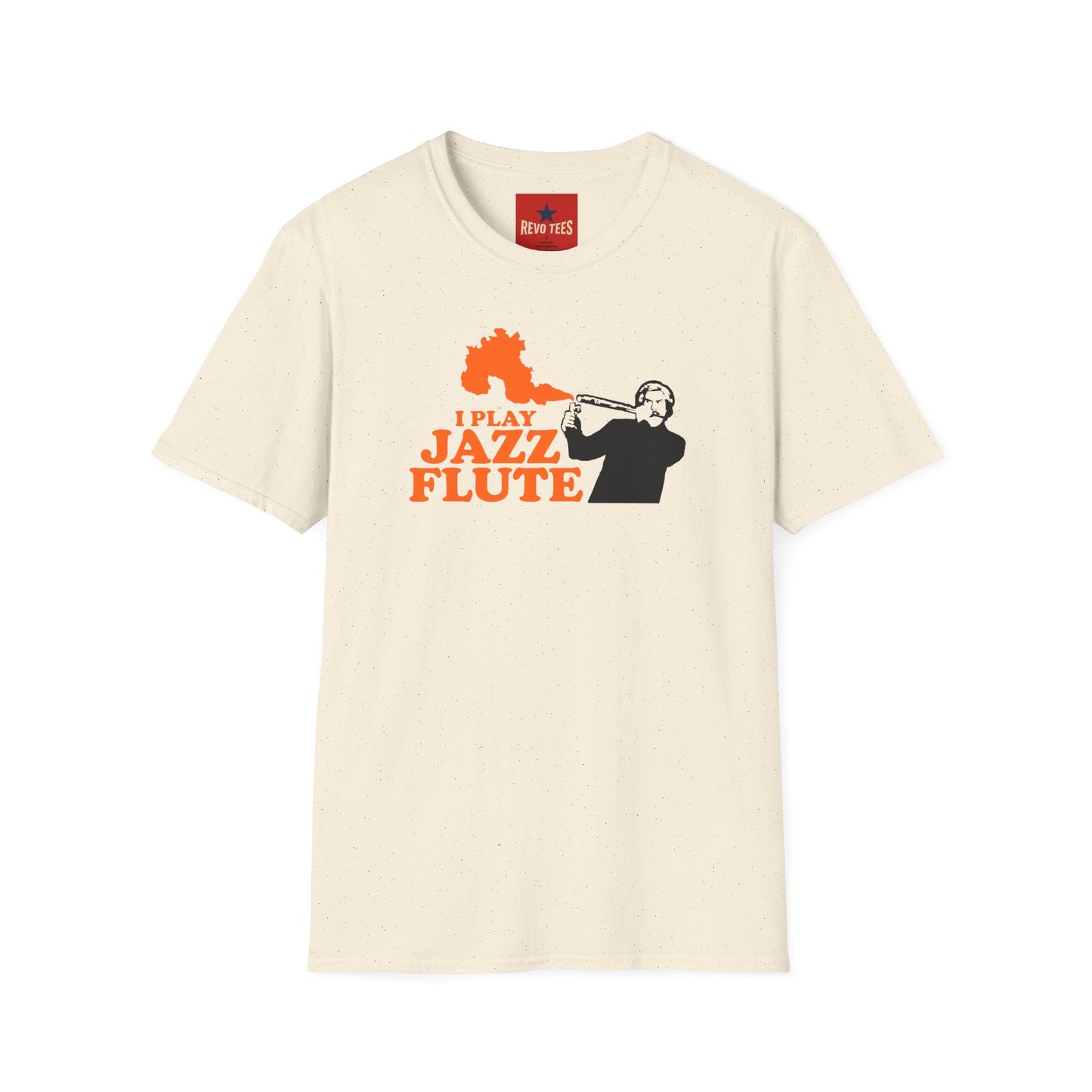 I Play Jazz Flute - Anchor Man - Unisex Softstyle T-Shirt