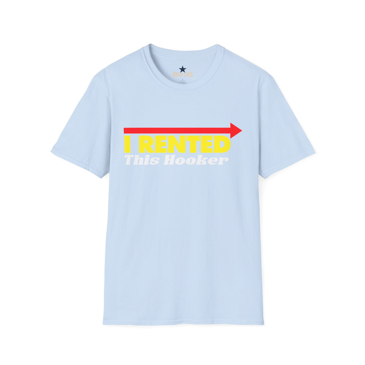 Revotees Novelty I Rented This Hooker Funny Party Shirt T-Shirt - alternate view 6