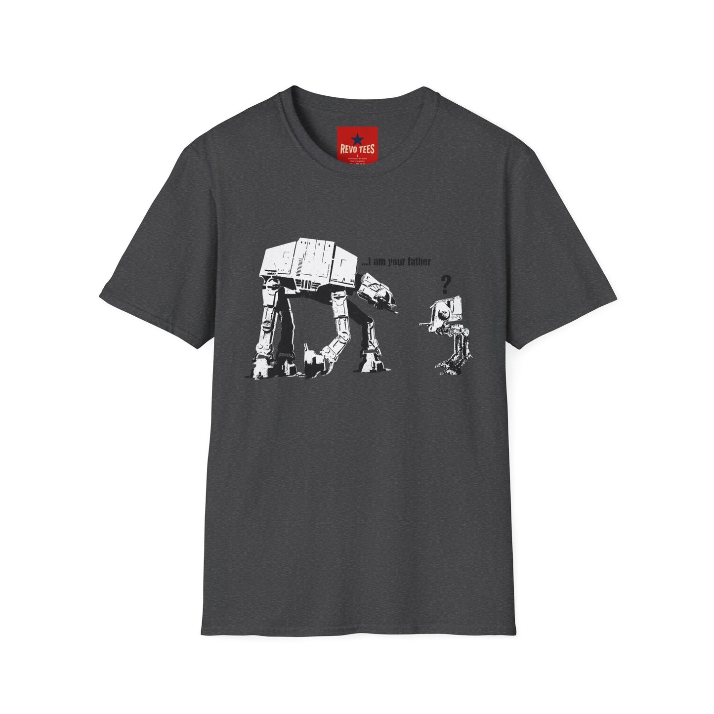 Banksy T‑Shirt — 'I am your father' Star Wars AT-AT Funny Graphic Tee