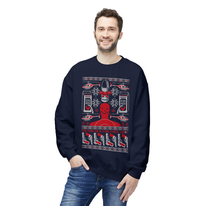 Lethal Knitting - Too Old For This Sh!t Christmas Ugly Sweater