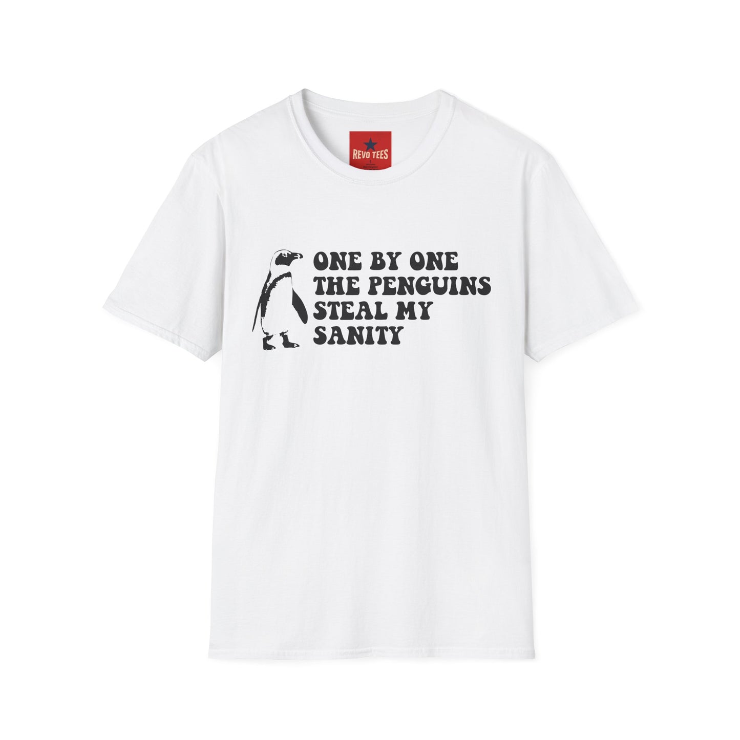 Penguins Steal My Sanity - Unisex Softstyle T-Shirt