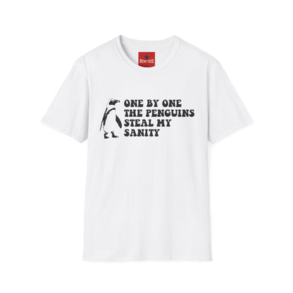 Penguins Steal My Sanity - Unisex Softstyle T-Shirt