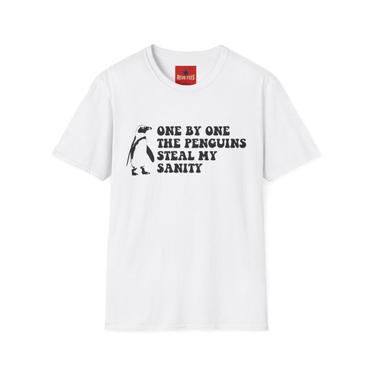 Penguins Steal My Sanity - Unisex Softstyle T-Shirt