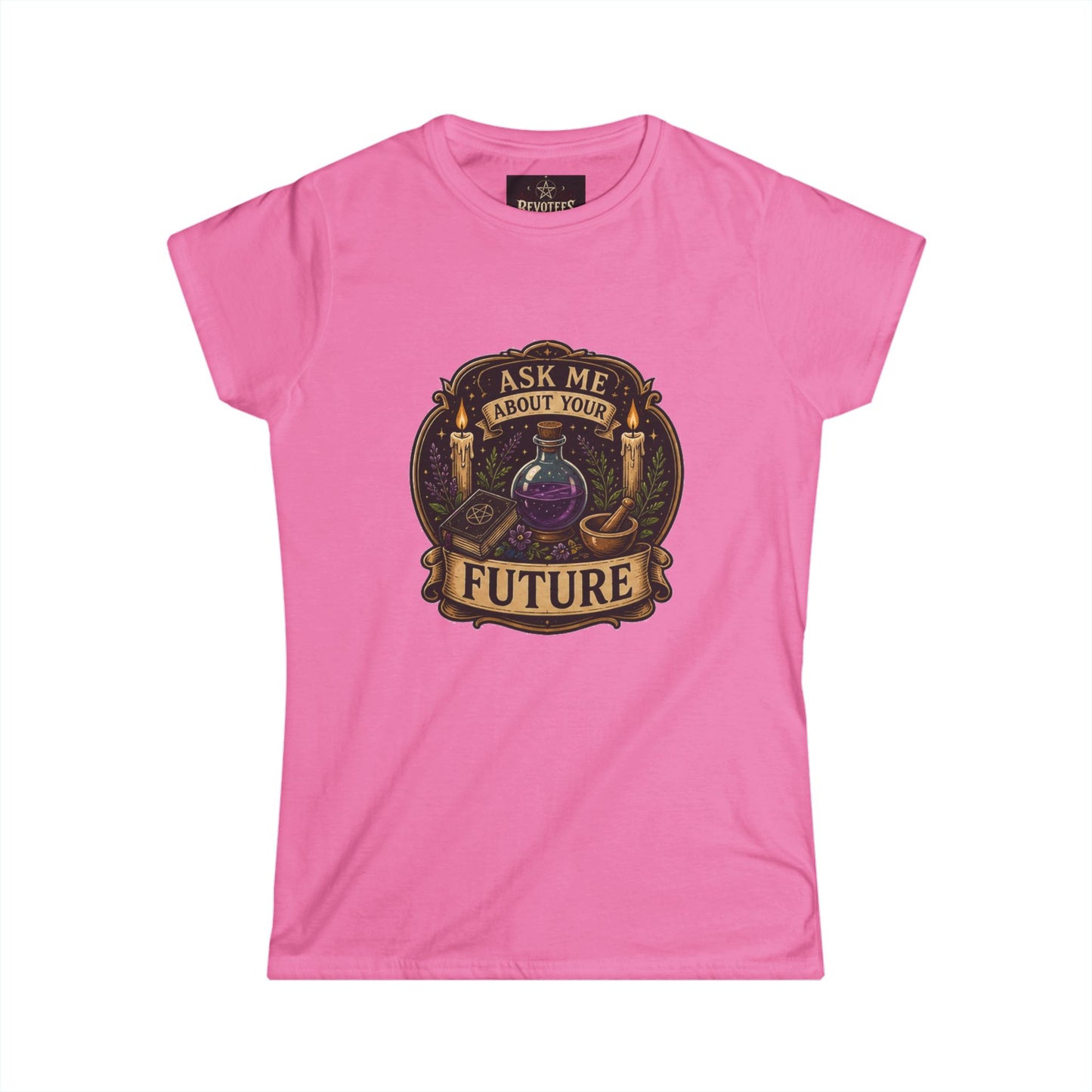 Fortune Teller Tee - "Ask Me About Your Future" Mystic Crystal Ball Women's T-Shirt