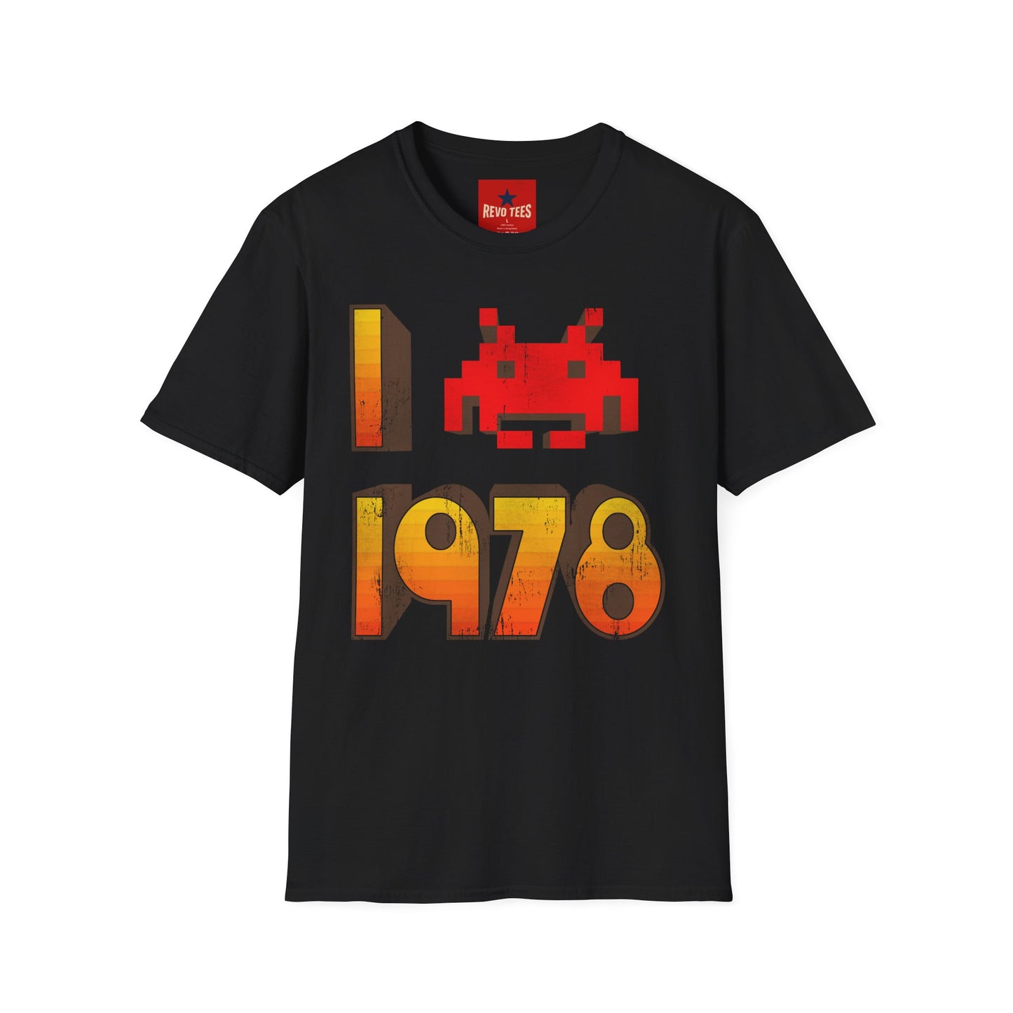 Retro 1978 Space Invader T-Shirt — Vintage Pixel Arcade Tee