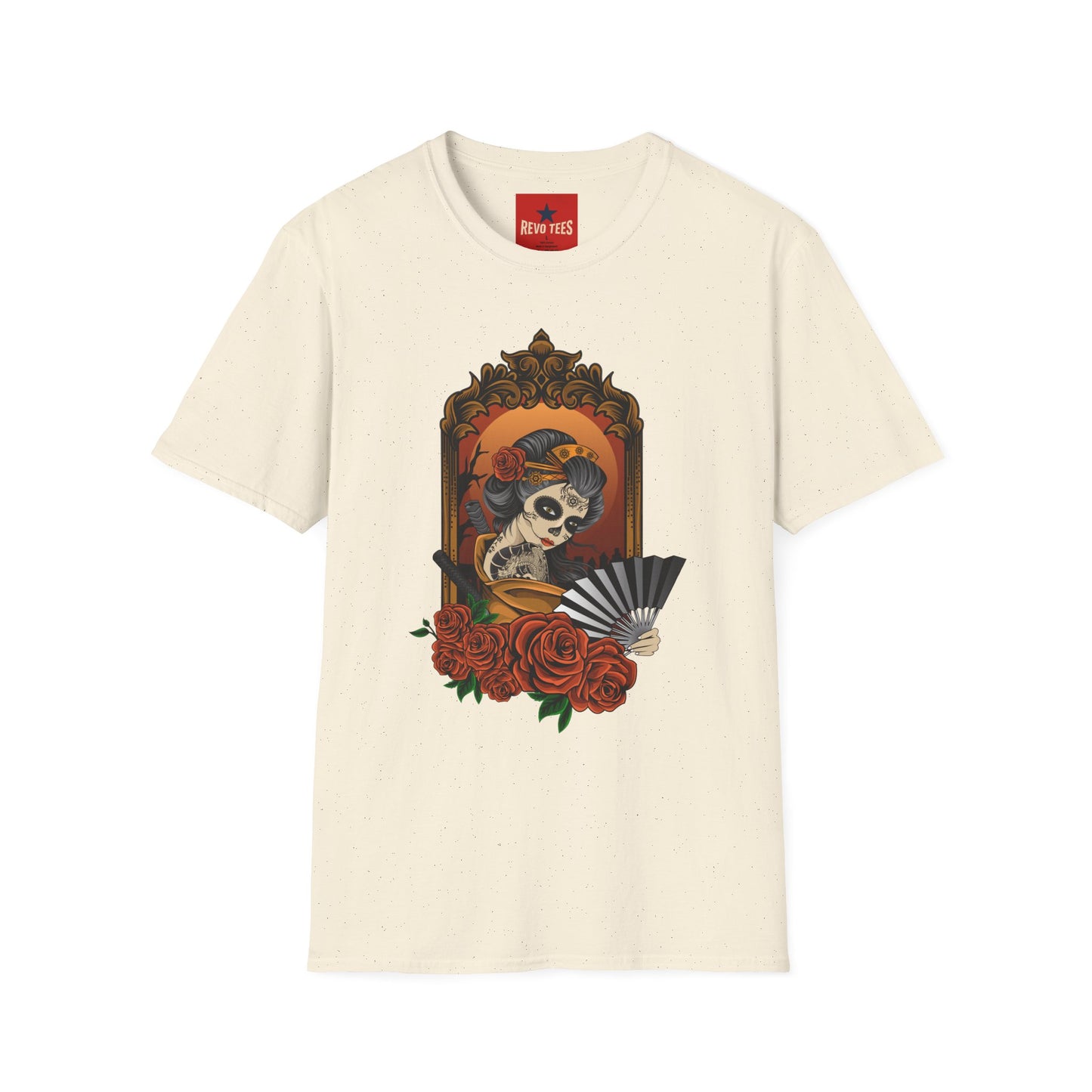 Day of the Dead Sugar Skull Tee — Vintage Floral Calavera T-Shirt