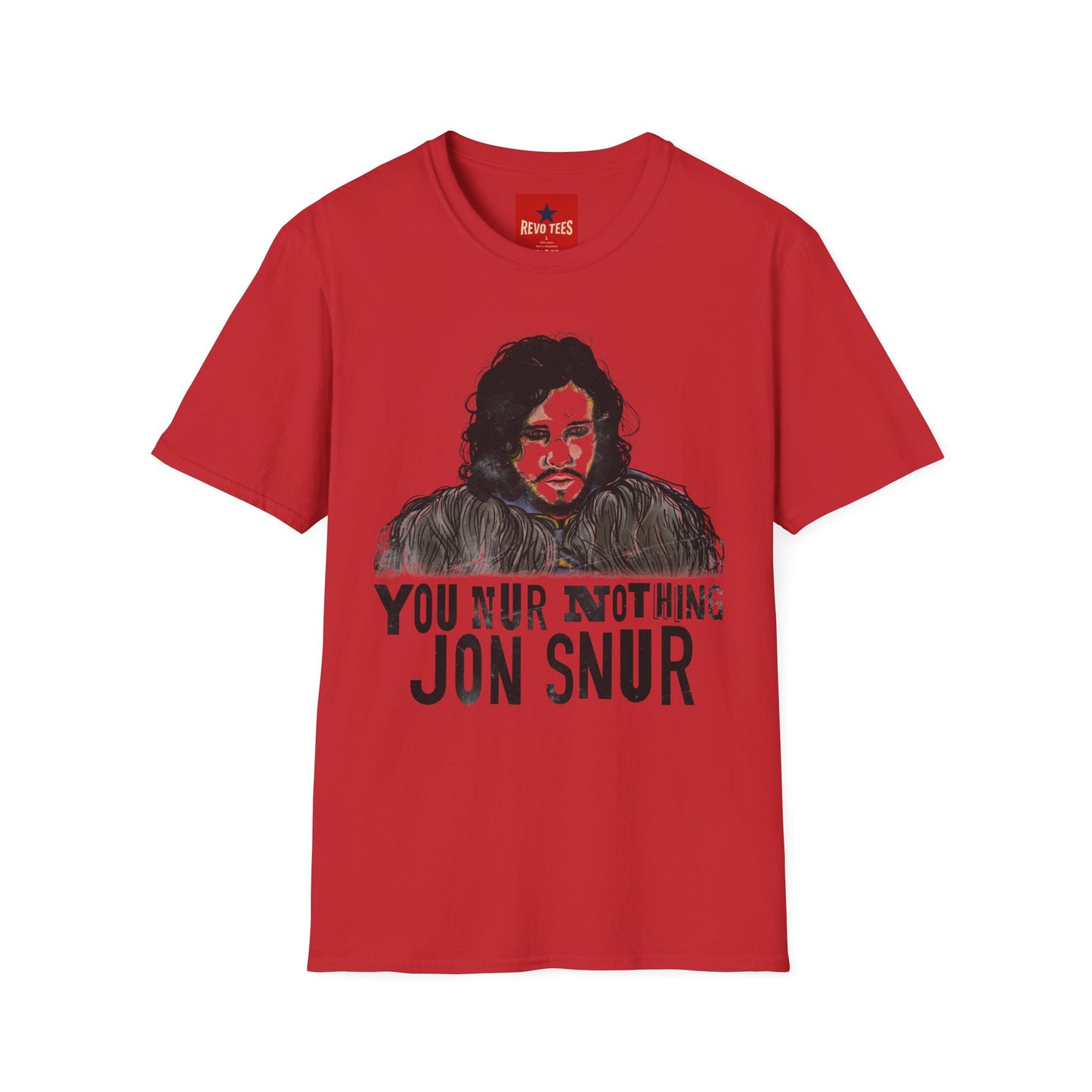Jon Snur Portrait T-Shirt — "You Nur Nothing, Jon Snur" Fan Tee