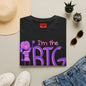 Big Sister T-Shirt — "I'm the Big Sister" Cute Pink & Purple Kids/Family Tee