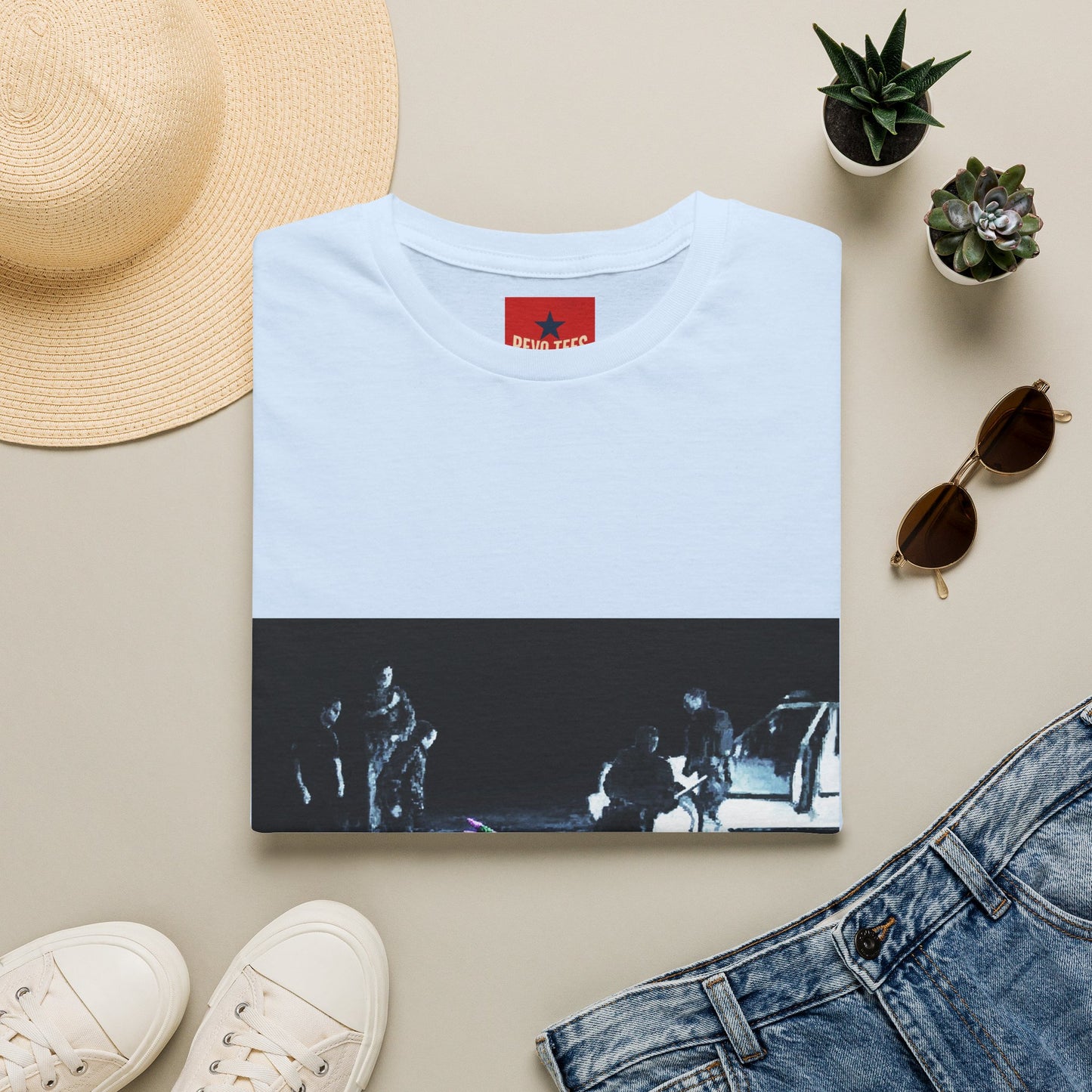 Banksy T-Shirt — Moody Night Street Scene Graphic Tee (12/05/01)