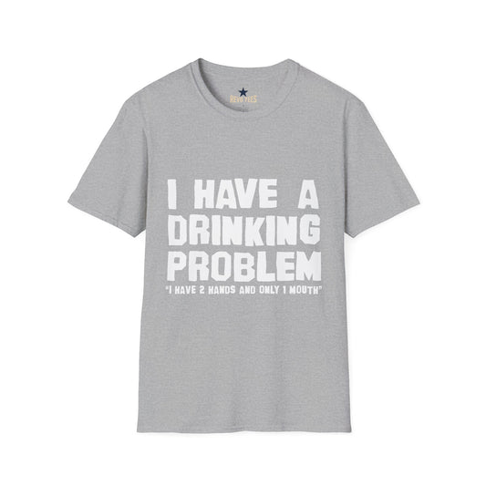 Revotees I Have a Drinking Problem Unisex Softstyle T-Shirt - alternate view 2
